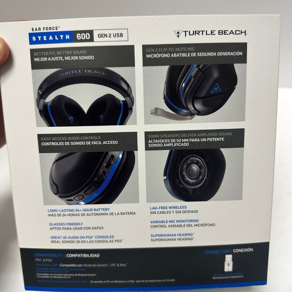 Turtle Beach Stealth 600 Gen 2 USB Gaming Headset for PS4 & PS5 – Black Refurbis - Picture 3 of 3